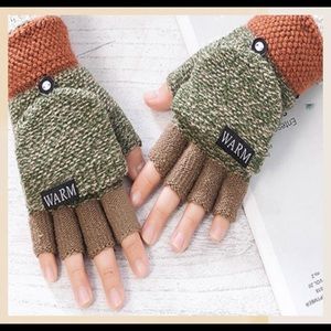 Women’s Winter Warm Flip Gloves Mittens